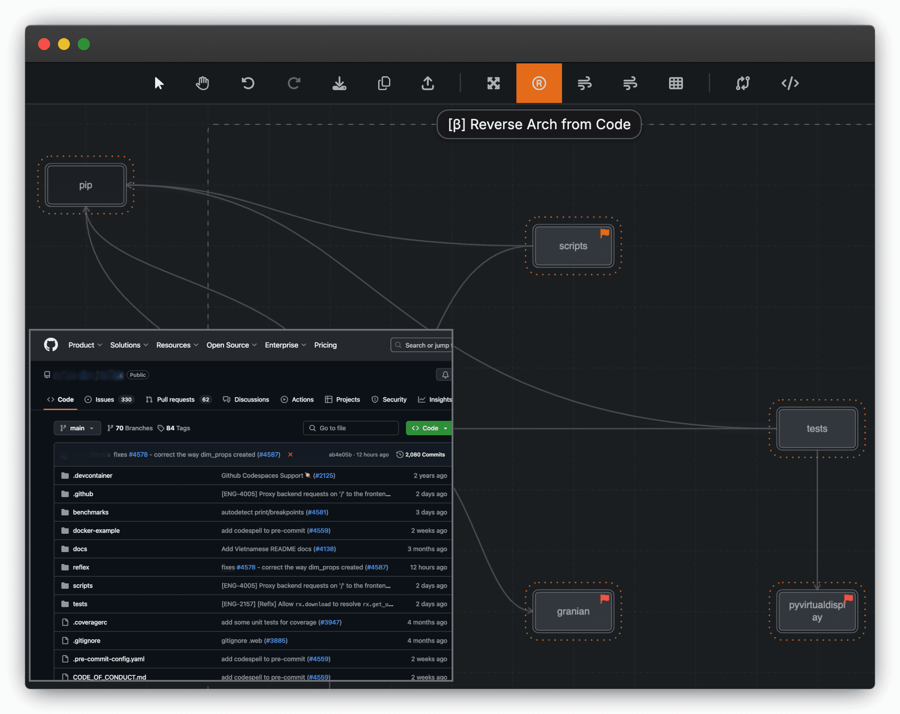 Turn your codebase into system design diagrams in SandState.io